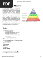Pirámide de Maslow - Wikipedia, La Enciclopedia Libre PDF