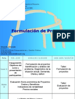 Formulacion de proyectos 