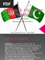 Pak Afghan Relation