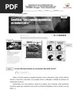 Textos Não Literários - Ficha de Trabalho