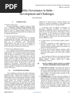 Mobile Governance in India - Development and Challenges