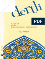 Dertli - Yaşamı Sanatı Ve Şiirleri - Haz-Muzaffer Uyguner - Bilgi Yay-1991-Cs PDF