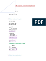 Calculo de Zapatas Por La Teoría Plástica