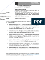 Informe de Admisibilidad