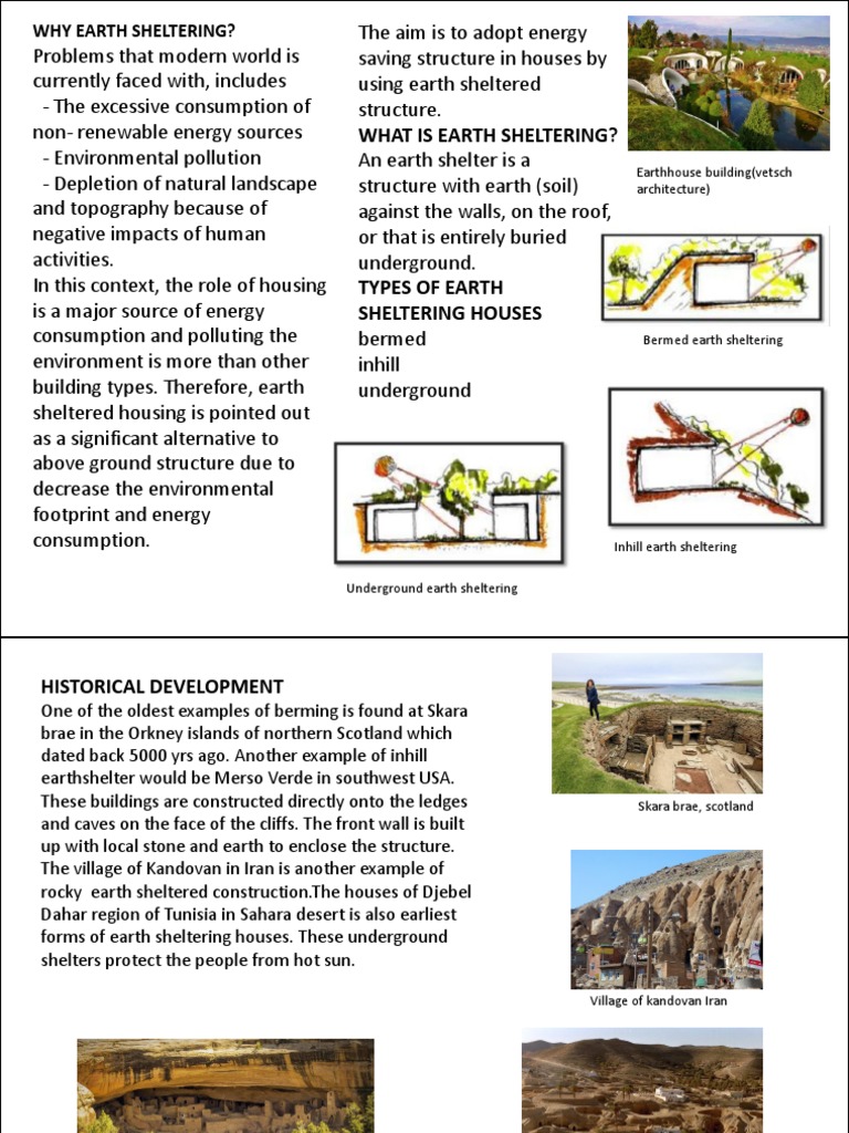 Earth Sheltering Dissertation | PDF | Window | Environmental Design