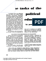 Ricoeur - The Tasks of The Political Educator PDF