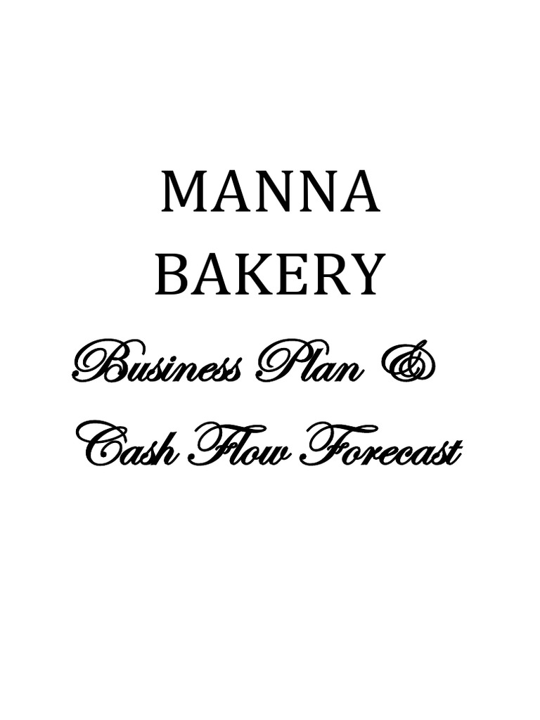 manna bakery business plan