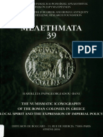 The Numismatic Iconography of the Roman Colonies in Greece