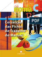 Livro de Correção de Fichas de Trabalho Do Manual