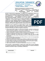 Acta de Compromido Por Bajo Rendimiento