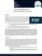 Policy Statement CIMSA Indonesia 2016 - SDGs PDF