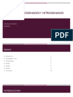 Derivados Halogenados y Nitrogenados