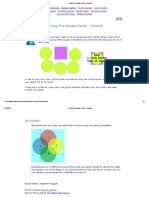 Circling The Square Puzzle - Solution