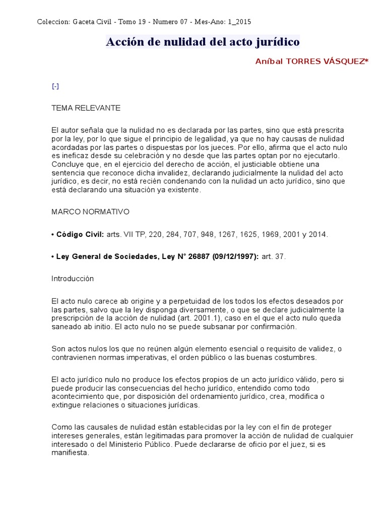 GCPC 19 - 2015-01 | PDF | Instrumento jurídico | Nulo (ley)