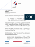 Respuestas ambiguas, parciales e inexactas del Gobierno Del Bicentenario - DM-869-2019