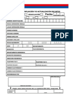 Formato Actualizacion Afiliacion PDF