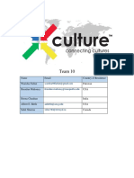 X Culture Report