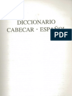 Dicc. Cabecar-Espanol - A-B