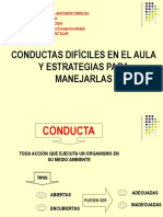 Conductas Dificiles en El Aula