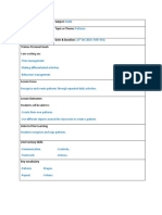 Patterns Lesson Plan PDF
