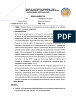 Química ambiental: Remediación de suelos ganaderos