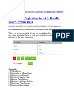 17 Simple PHP Pagination Script