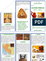 Triptico Cultura Paracas PDF