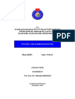 Statik VAr Kompanzasyonu Lisans Tezi PDF