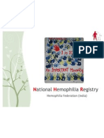 Ational Emophilia Egistry: Hemophilia Federation (India)