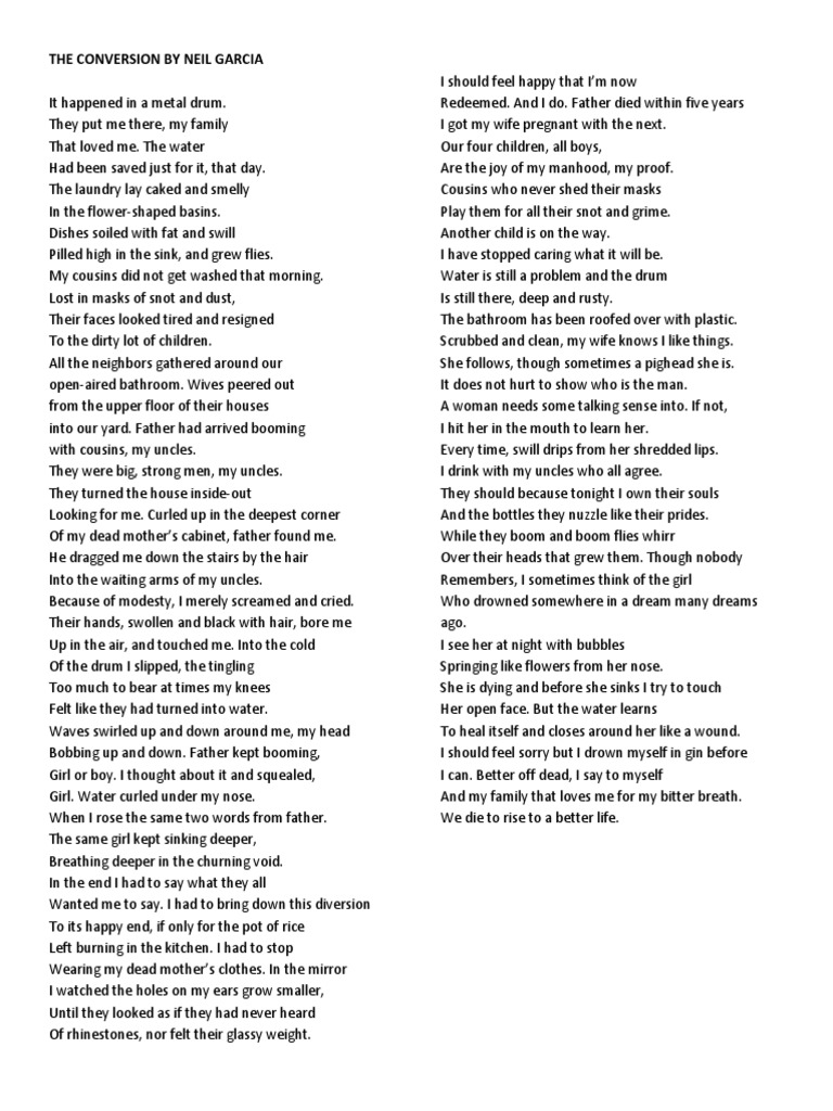 The Conversion by Neil Garcia PDF