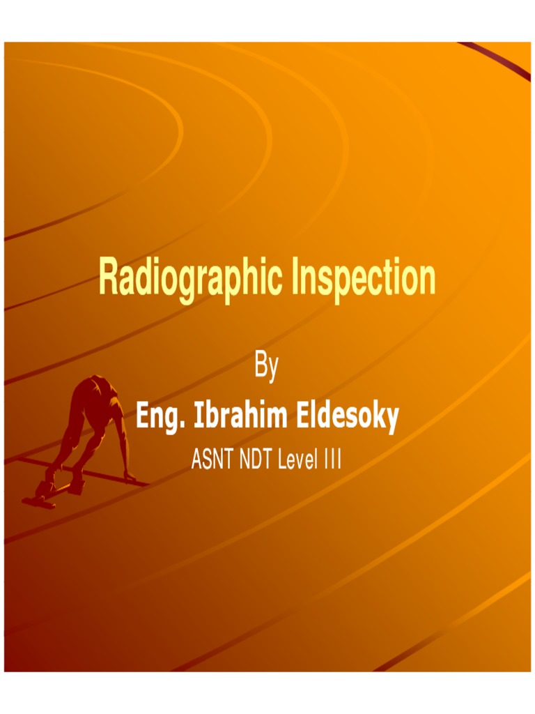 Radiographic Inspection | PDF | Atomic Nucleus | Radioactive Decay