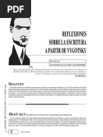 Valery, O. (2000) Reflexiones Sobre La Escritura A Partir de Vygotsky