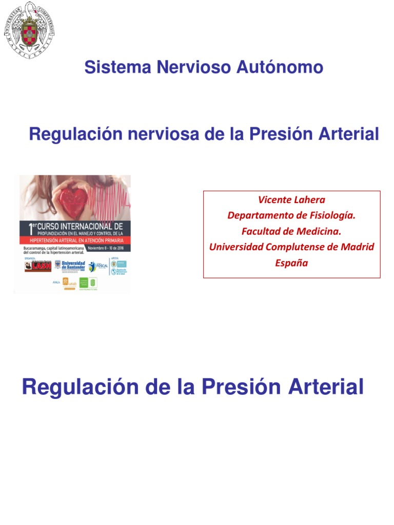 Regulación nerviosa de la presión arterial: el papel del sistema ...