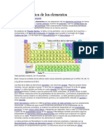 Tabla Periódica de Los Elementos