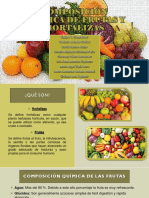 Composición Quimica de Frutas y Hortalizas