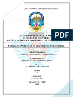 Harold Pacahuala Fernandez - Sistema de Produccion en una Empresa Constructora