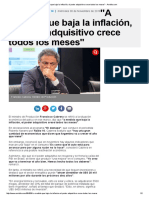 A Medida Que Baja La Inflación, El Poder Adquisitivo Crece Todos Los Meses - Ambito PDF