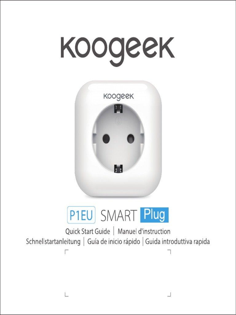 Comprar Koogeek Homekit Smart Plug enchufe con control de voz Siri P1EU