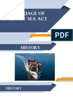 Presentation - Carriage of Goods by Sea Act