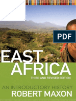 Maxon Robert. - East Africa - An Introductory History