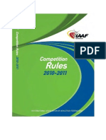 IAAF Competition Rules 2010-2011 Summary