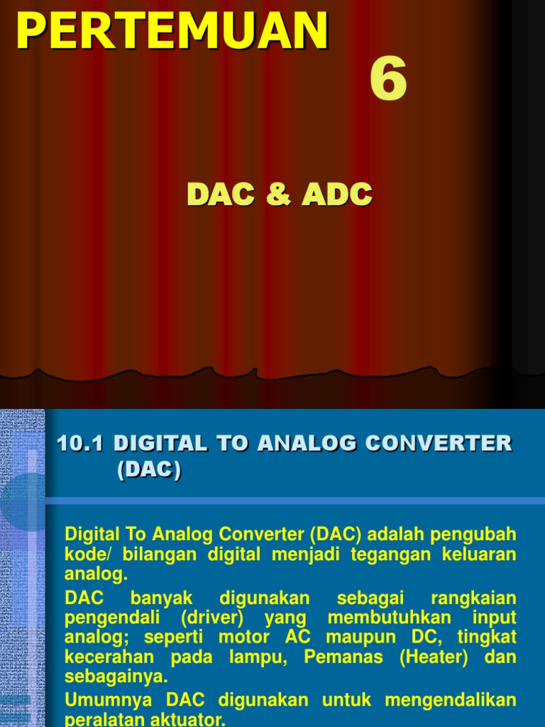 8-DAC Dan ADC | PDF | Komputer