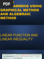 Or Lecture 1 Linear Programming 