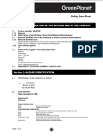 Green Planet MSDS