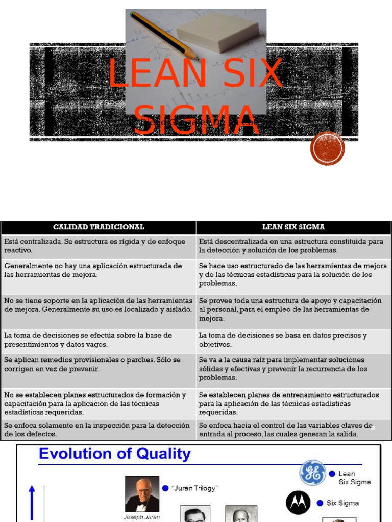 Lean Six Sigma: Estrategias y Resultados | PDF | Six Sigma | Calidad