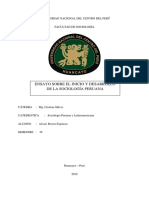 El origen y desarrollo de la sociología peruana: de la llegada de la sociología europea a la consolidación de una sociología peruana con Mariátegui y González Prada