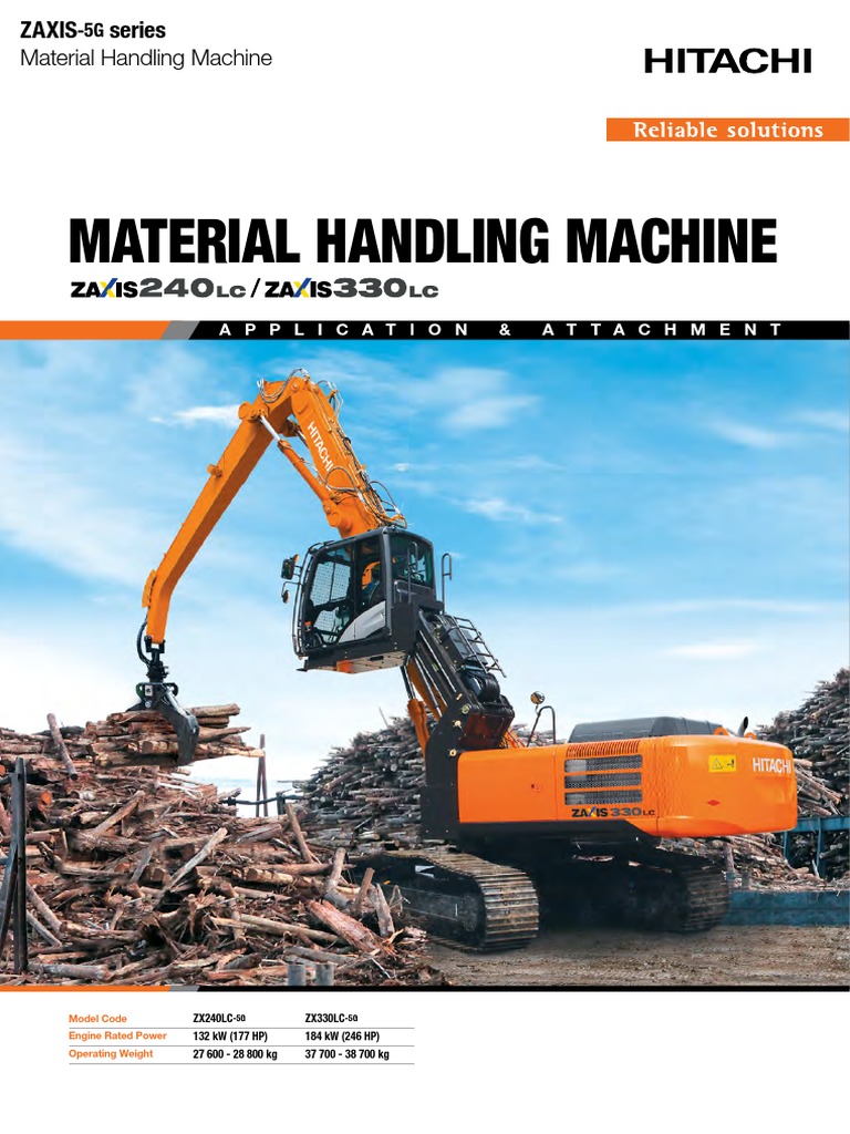 Hitachi zx330Lc | PDF | Elevator | Engines