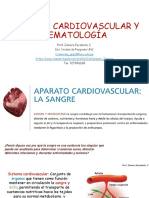 Sistema Cardiovascular y Hematología - Prof. Carlomagno