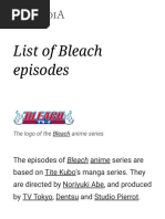 List of Bleach Episodes - Wikipedia PDF