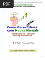 CRIATIVIDADE - Virgílio Vasconcelos Vilela - Como Gerar Ideias Com Mapas Mentais